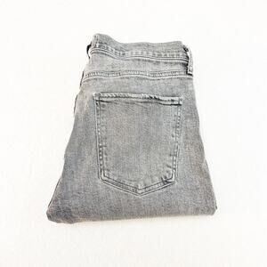 AGOLDE Toni Straight Leg Denim Jeans Gray Wash Distressed A133-1138 Size 28